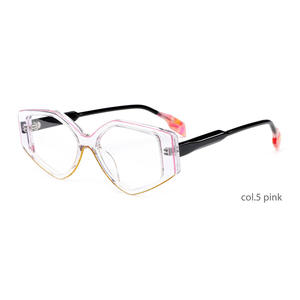 Lunettes rétro à monture noire épaisse Stock Fashion Luxury Custom Uv400 Protection Square Idd Shape Myopia Lens - Product Image 6