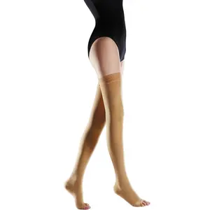 China supplier wholesale anti varicose graduated nurse compression stockings with thigh high