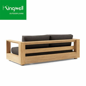 Ensembles de canapés d'extérieur en <span class=keywords><strong>teck</strong></span> pour patio, jardin, cour, salle à manger, hôtel, design moderne, mobilier d'extérieur 2025 - Product Image 3