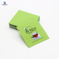 Sachets d'emballage personnalisés pour petits sachets de thé, qualité alimentaire, pochette plate à 3 soudures latérales avec ouverture facile