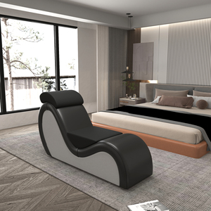 Moderno paio di sedia divano in pelle diretta colorata per le donne in stato di gravidanza comodo Yoga divano letto per vivere il sesso mobili - Product Image 1