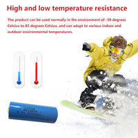 Compteur d'eau intelligent à colonne ER18505, batterie cylindrique au lithium Li-SOCL2 3,6 V 4000 mAh, durée de vie de 10 ans, électronique grand public, usage domestique