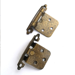 Charnière de porte d'armoire de style américain, ferme-automatique, en fer, avec ressort intégré, accessoires de quincaillerie pour meubles - Product Image 4