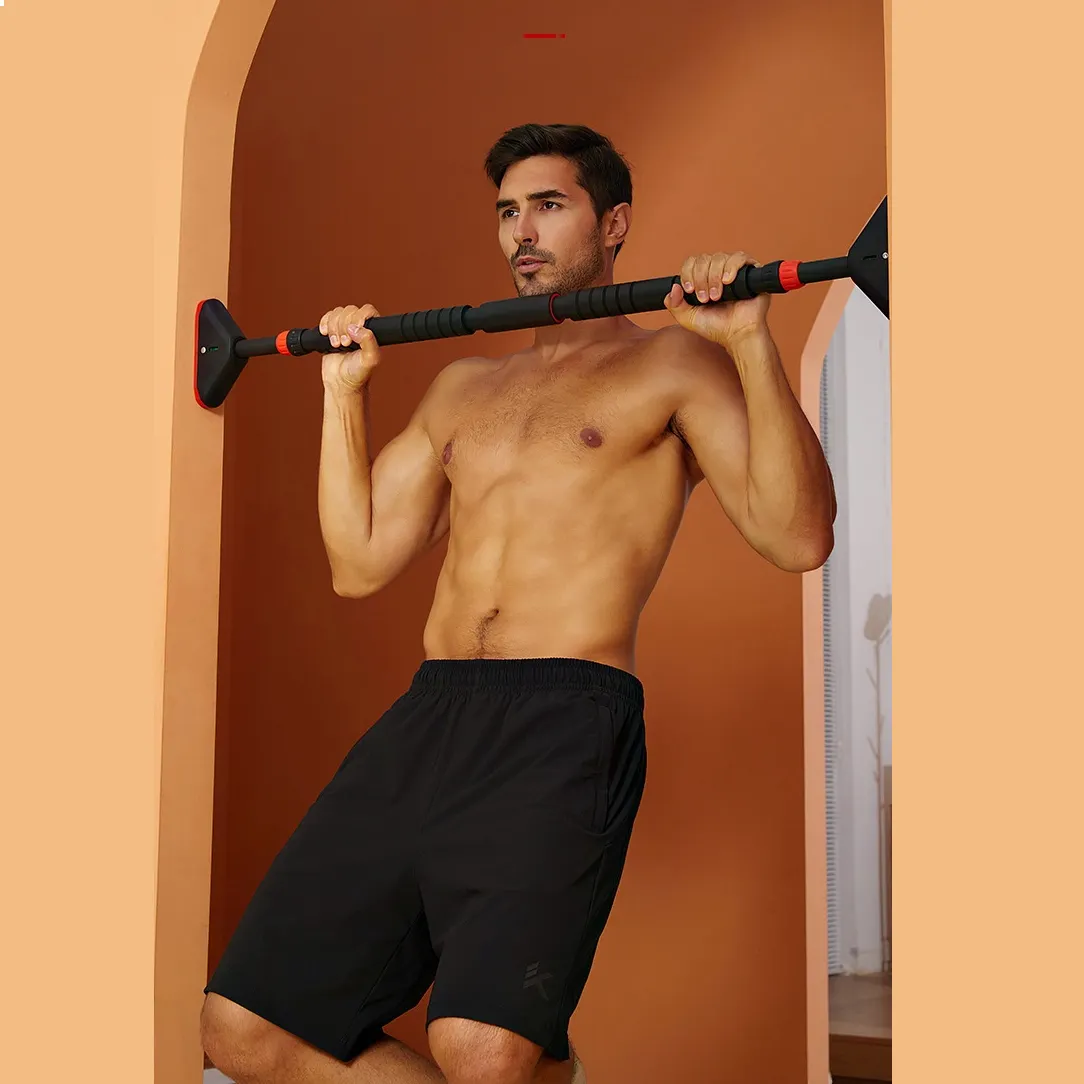 Precio al por mayor Puerta Pull Up Bar Gimnasio en casa Ajustable 93-130cm Pull Up Sport Horizontal Bar