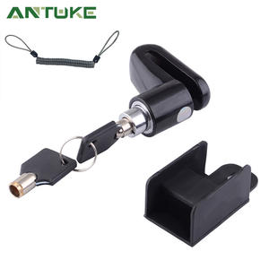 Cerradura de freno de disco para bicicleta, cerradura de seguridad portátil antirrobo con llave para bicicleta de montaña con cuerda de recordatorio y soporte de montaje - Product Image 3