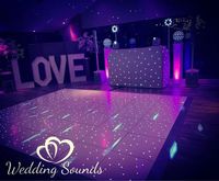 Décoration d'événement, éclairage de scène, LED sans fil, télécommande étoilée, piste de danse
