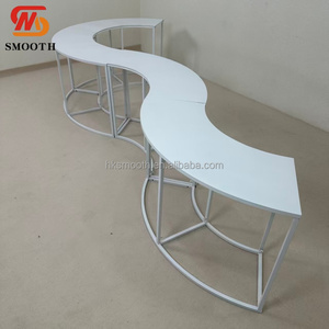 Table de dessert ronde en forme de S, décoration de scène, table à gâteau pour mariage, événements et fêtes - Product Image 3