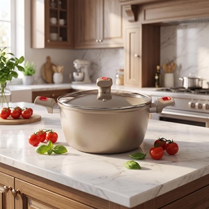 Batterie <span class=keywords><strong>de</strong></span> cuisine légère revêtement en céramique antiadhésif Durable en alliage d'aluminium Induction poêle à frire saine <span class=keywords><strong>casserole</strong></span> <span class=keywords><strong>casserole</strong></span> en gros - Product Image 5