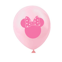 Ballon rond en latex de logo imprimé de bonne qualité de 12 pouces pour la décoration de fête d'anniversaire d'enfants de thème de Mickey Mouse