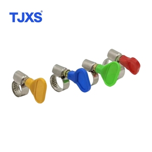 Хомут с регулируемой пластиковой/металлической рукояткой, крепление типа «бабочка», аксессуары для оборудования, садовый инструмент, фитинг для труб - Product Image 5