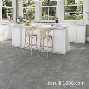 LT Easy Install Indoor Interlock Wood Texture Manufacturers SPC Flooring 4mm Wood <b>Grain</b> Cork Back Composite Laminate Vinyl Plank - Product Image 5