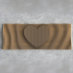 Décoration murale <span class=keywords><strong>en</strong></span> <span class=keywords><strong>bois</strong></span> naturel avec motif de cœur rouge <span class=keywords><strong>sculpté</strong></span> pour bar, café, appartement, commerce - Product Image 5