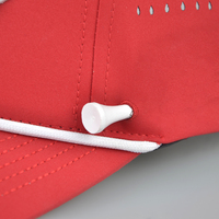 Casquette de golf avec support de té Casquette de baseball à 5 panneaux Casquettes de golf de haute qualité Casquette de camionneur avec logo personnalisé Casquette de golf en corde avec broderie 3D