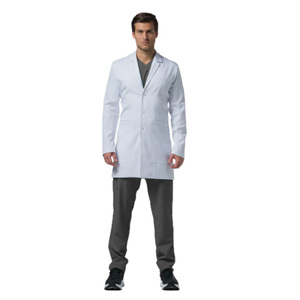 Nuovo <span class=keywords><strong>camice</strong></span> da laboratorio da <span class=keywords><strong>uomo</strong></span> estivo in esclusiva divisa medica Color Rayon per uso ospedaliero stampato modello OEM - Product Image 2