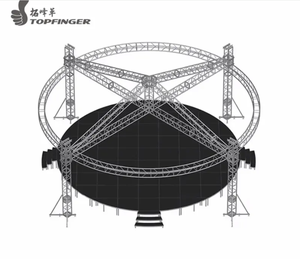 Nueva tendencia, cubierta de escenario de aluminio rectangular portátil, carga pesada, capacidad de 800KG, Instalación rápida, conciertos al aire libre, eventos, bodas - Product Image 1