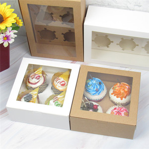 Pastry box packaging dessert baking package sweet cup cake dessert paper boxes packages baking cup cake box