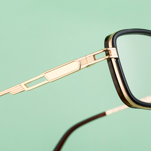 Occhiali da <span class=keywords><strong>Sole</strong></span> Partagas per Uomo, Design Personalizzato, Lenti Fotocromatiche Rettangolari con Protezione dalla Luce Blu e UV400 - Product Image 2