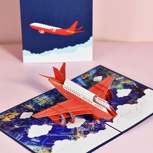 Carte de vœux 3D en papier découpé au laser, moto, avec enveloppe - Product Image 3