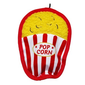 Juguete duradero para perros, felpa chirriante masticable, suministros <span class=keywords><strong>antimascotas</strong></span>, hamburguesa, patatas fritas, Pizza para mascotas, juguetes para aliviar la dentición y el aburrimiento - Product Image 6