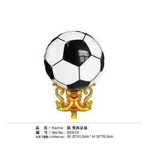 Ballons en aluminium en gros, ballons portatifs en forme de bâton de ravitaillement, ballons trophée de football, ballons pour matchs de Coupe d'Europe, ballons pour fêtes à thème sportif - Product Image 5