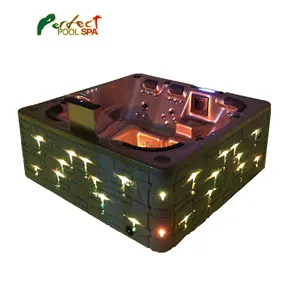 Perfect Eden Nhà Máy Trực Tiếp Bán Nóng 6 Người Clo Miễn Phí Acrylic Massage Balboa Spa Ngoài Trời Spa Nóng Và Lạnh Spa - Product Image 1