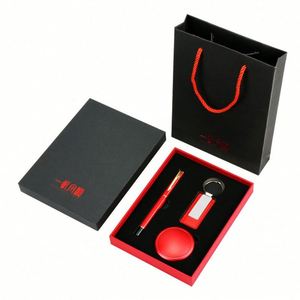 Wholesale Luxury Notebook Pen <b>Set</b> Promotional Business Corporate <b>Gift</b> <b>Set</b> Items for Staff Employees With Customer Logo Printing - Product Image 4