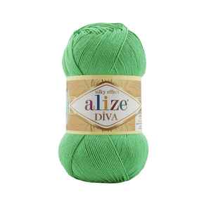Alize Diva 778 100% Hilo Acrílico Primavera Verde - Product Image 1