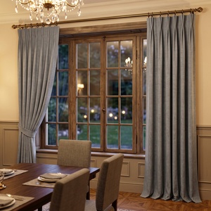 Tela de Cortina de Poliéster de 300 cm de Ancho, 100% Poliéster Tejido, Opaca, Aislante Térmico, para Proyectos Hoteleros y Uso Doméstico # 001 - Product Image 5