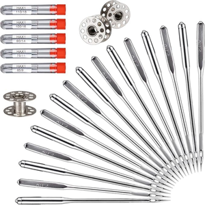 Agujas Industriales Universales <span class=keywords><strong>para</strong></span> Máquinas <span class=keywords><strong>de</strong></span> Coser, Agujas Planas <span class=keywords><strong>para</strong></span> Máquinas Singer, Brother, Janome, Varmax, <span class=keywords><strong>para</strong></span> Trabajos <span class=keywords><strong>de</strong></span> Costura - Product Image 1