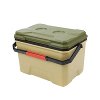 4 en 1 Mini Petite Grande Boîte Glacière à Glace Portable Isolée à Bas Prix Personnalisée pour le Camping en Plein Air avec Rouleaux de Roues