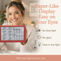 Calendrier intelligent E-Paper Intelevia, gadget pour les passionnés de beauté, planificateur familial, rappel de soins de la peau, liste de tâches, suivi des devoirs, Wi-Fi