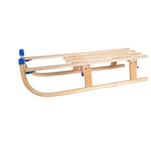 2026 Toboggan Pliant en <span class=keywords><strong>Bois</strong></span> Kinderslee Schnee Holz Sledge - Product Image 1