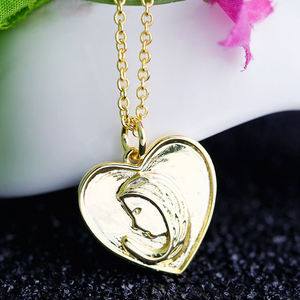 Collar de Cadena con Eslabones de Corazón de Acero Inoxidable Chapado en Oro de 18k, Moderno y Elegante, Certificado, <span class=keywords><strong>para</strong></span> Parejas, Regalo de Aniversario - Product Image 4