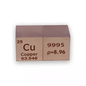 High Quality Copper Cube Per Piece Cu Cube 1 Inch Metal Element Cube Price