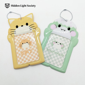 Llavero de PVC con forma de animal divertido, listo para enviar, al por mayor, para tarjetas de identificación de perros, soporte para tarjetas de identificación de perros - Product Image 4
