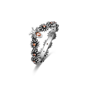 <span class=keywords><strong>Anillo</strong></span> de Eternidad de Plata 925 con Diseño de Corazón de Circonita, Chapado en <span class=keywords><strong>Oro</strong></span>, para Bodas, Aniversarios, Fiestas, Patrón para Enamorados - Product Image 2