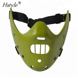 Hstyle 2025 Hot Style Máscara de resina de Halloween MJC021the Silence of Lambs Masquerade Mask Resina Movie Props para adultos Masquerade - Product Image 5
