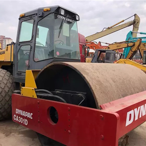 HOT SALE <b>USED</b> DYNAPAC CA301 Single Drum Impact <b>Road</b> <b>Roller</b> Yellow Heavy Duty Construction Equipment 250 KN Exciting Force 97KW - Product Image 3