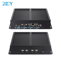 Mini PC industriel sans ventilateur avec Intel I5 3317U 2117U 4 ports RS232 1 port LAN prend en charge le WIFI 4G Lte WinXP Window7 8 10 Linux Ubuntu