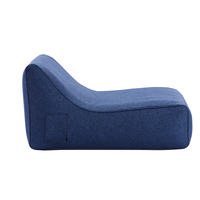Canapé gonflable de loisirs bleu moderne avec matériau PVC écologique - Chaise longue pliante d'extérieur 93x66x78 cm à vendre