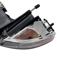 CH2502123 CH2503123 Phare chromé avec réflecteur ambre pour Dodge Ram 1994-2001