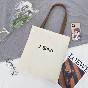 Version <span class=keywords><strong>coréenne</strong></span> <span class=keywords><strong>littérature</strong></span> et art étudiant grand sac à bandoulière en tissu Simple Sen nouveau Fe sac fourre-tout promotionnel - Product Image 5