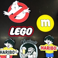 Letrero Luminoso LED 3D Personalizado con Logotipo de Acrílico para Publicidad de Tiendas