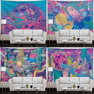 Tinh Tế Độc Đáo Thú Vị Trừu Tượng Lạ Anime Sinh Vật Loạt Áp phích Chăn Tấm Thảm Quà Tặng Cho Phụ Nữ Người Đàn Ông Bạn Bè Trẻ Em - Product Image 4