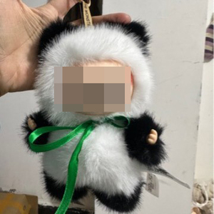 ตุ๊กตาแพนด้า LBB ของเล่นไวนิลทันสมัยพวงกุญแจสัตว์ลึกลับน่ารักของขวัญวันเกิดทำจาก PVC รูปปั้นอะนิเมะกล่องตาบอด - Product Image 1