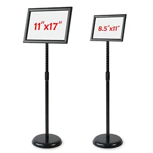 Manufacturer price floor standing poster stand menu stand A3 A4 menu holder