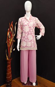 Costume Palazzo Inayaa Readymade de créateur le plus vendu pour le bureau et à l'usure régulière du fabricant indien - Product Image 2