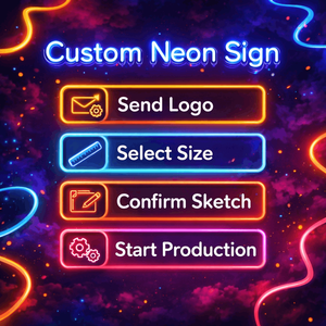 Enseigne lumineuse en néon personnalisée en acrylique avec lettres en relief pour mariage, enseignes de piscine personnalisées pour enseigne de mariage en néon personnalisée - Product Image 4