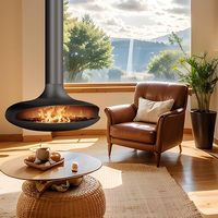 Barrière de sécurité en maille métallique robuste de 52,6 pouces pour foyer extérieur, portable, moderne, pour terrasse, avec espace supplémentaire