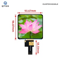 Modul Layar Persegi LCD TFT IPS MIPI 5,08 Inci 720*720 dengan Papan Pengontrol JD9365, Panel Layar Kustom HD50068C30 ESP32